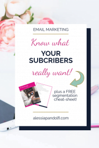 What should you send to your list? You shouldn't guess at all, in fact, in this article I'm sharing with you why you should segment your list, so you get to know exactly what your subscribers want from you!